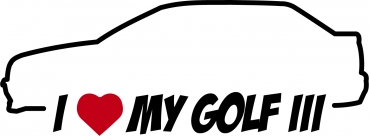 I LOVE MY GOLF 3 CABRIO